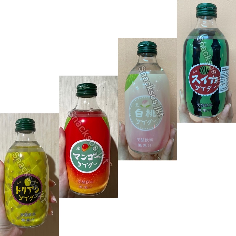 

TOMOMASU CIDER SODA PEACH / CIDER WATERMELON / DURIAN CIDER / CARBONATED MANGO JEPANG DRINK