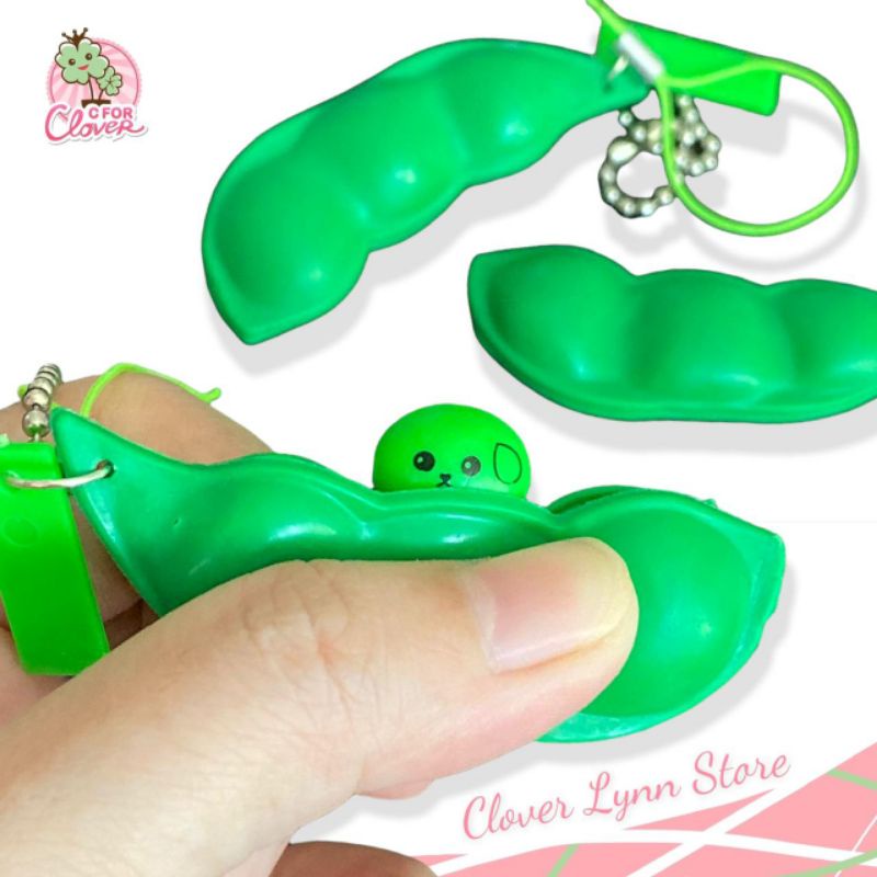 Jual SQUEEZE TOYS CUTE EDAMAME / fidget stress relief lucu bean viral