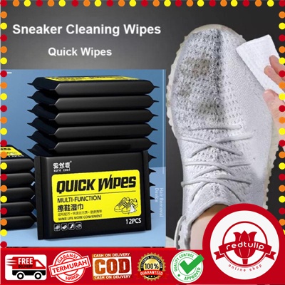 Tissue Basah Pembersih Sepatu Quick Wipes Shoe Cleaner