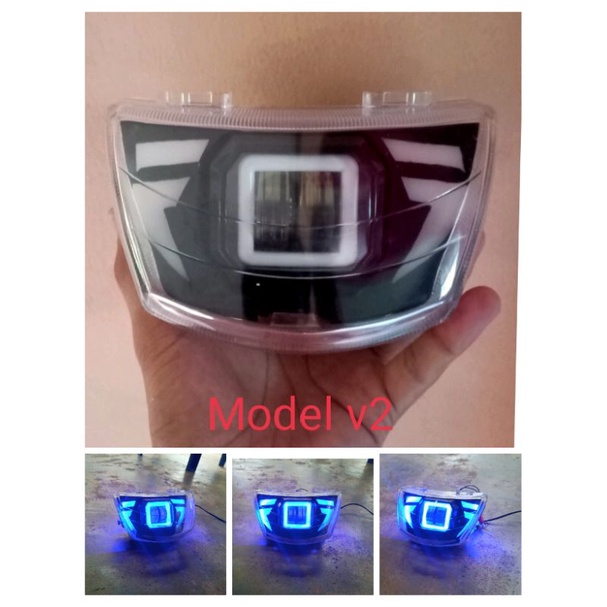 lampu depan  f1zr vega lampu projie variasi