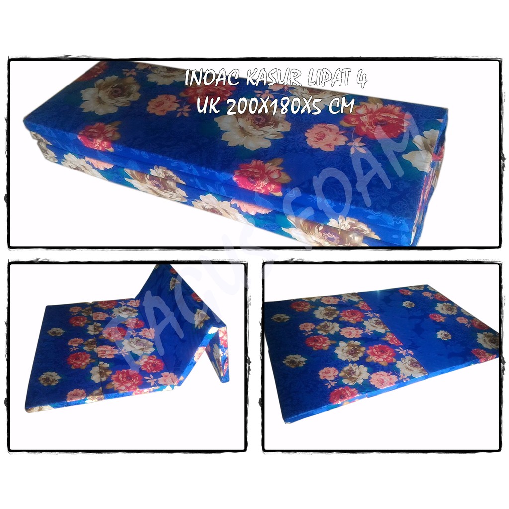 Kasur Lipat 4 Busa INoac Tebal 5 cm Shopee Indonesia Kasur Lipat 4 Busa INoac Tebal 5 cm Shopee Indonesia