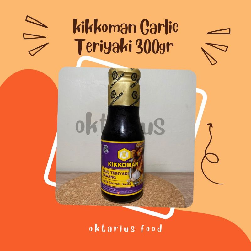 

Kikkoman Garlic Teriyaki 300gr