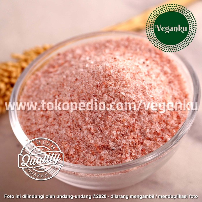 

⭐ COD ⭐ Veganku - PINK SALT Himalayan Fine 1kg Garam Himalaya Natural