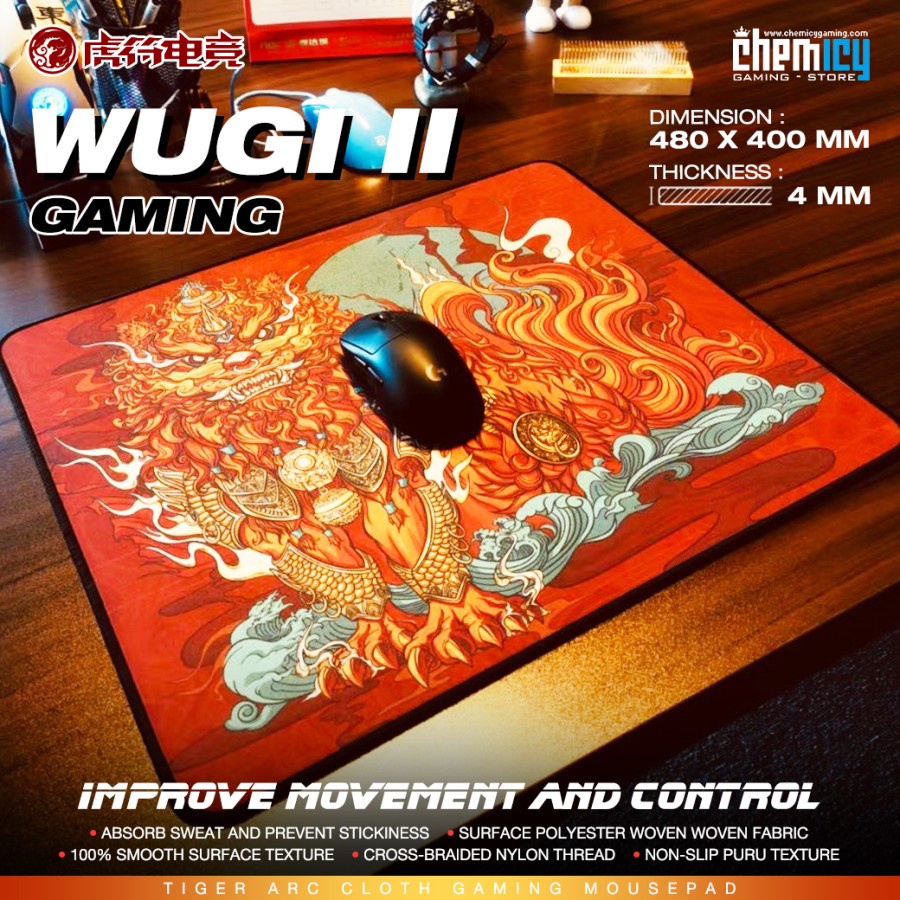 Tiger Arc Wugi II Gaming Cloth Gaming Mousepad