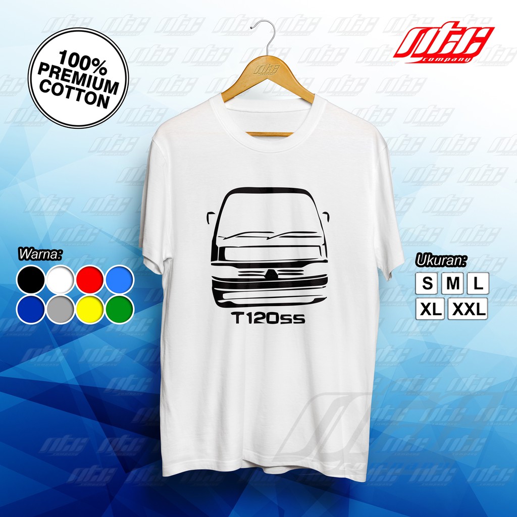 Kaos / T-shirt / Baju Mobil Mitsubishi T120ss Keren Terbaru