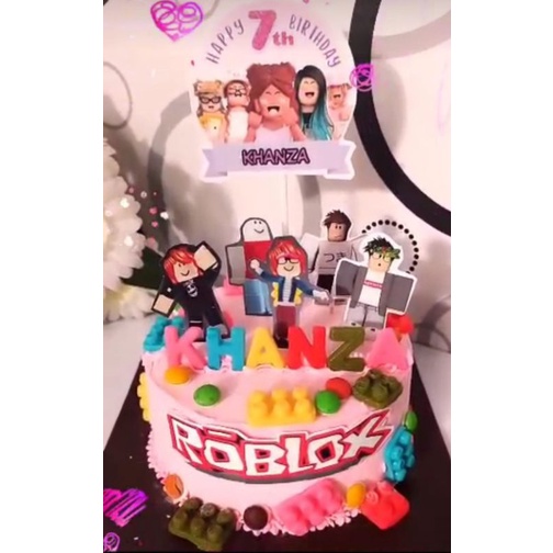 

Free ongkir es krim tart Roblox pink buat anak cewek