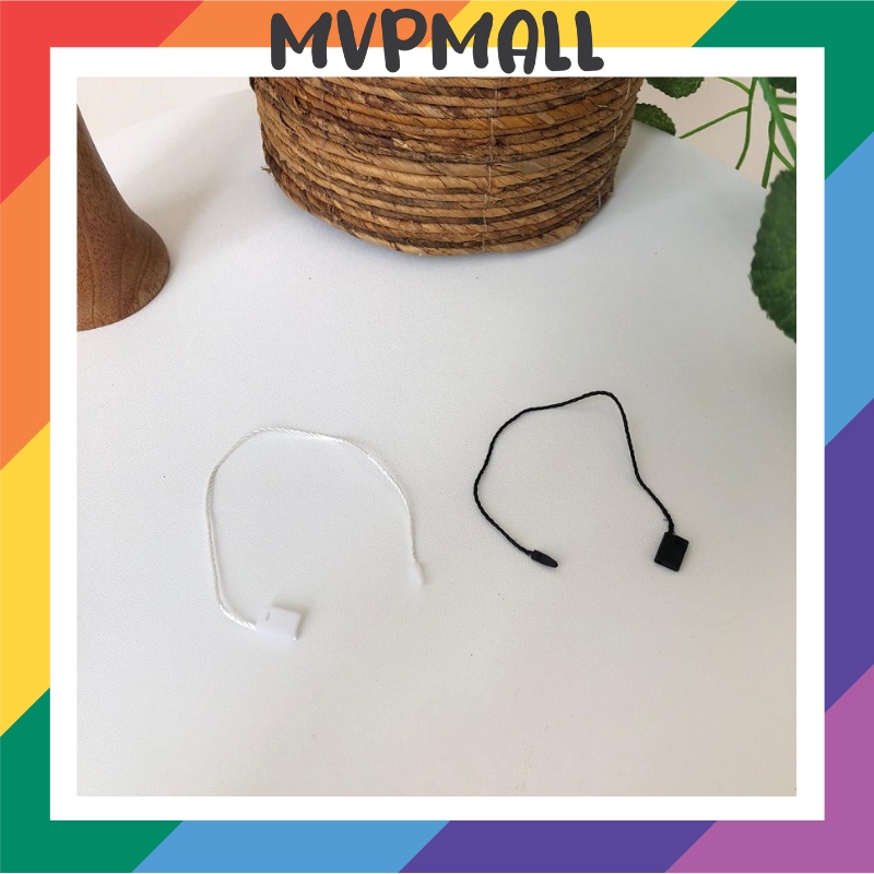 

H7Y [1000 PCS] Tali Hangtag Tali Hitam Dan Putih Premium Hang Tag Label Baju