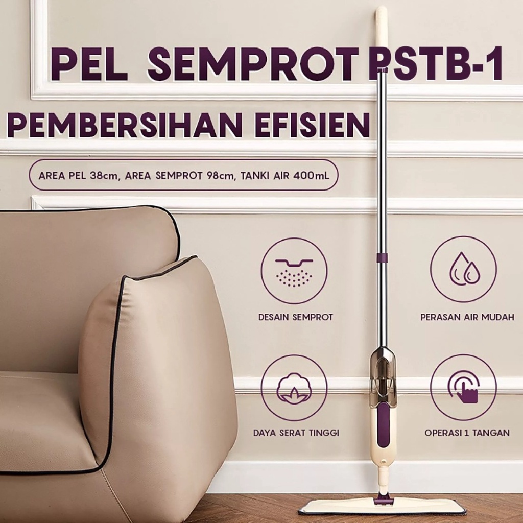 Barnik88 Alat Pel Lantai Praktis Turun Harga -Ultra Mop Pel Lantai Super Mop Alat Pembersih Lantai Pel Pembersih - BARNIK88