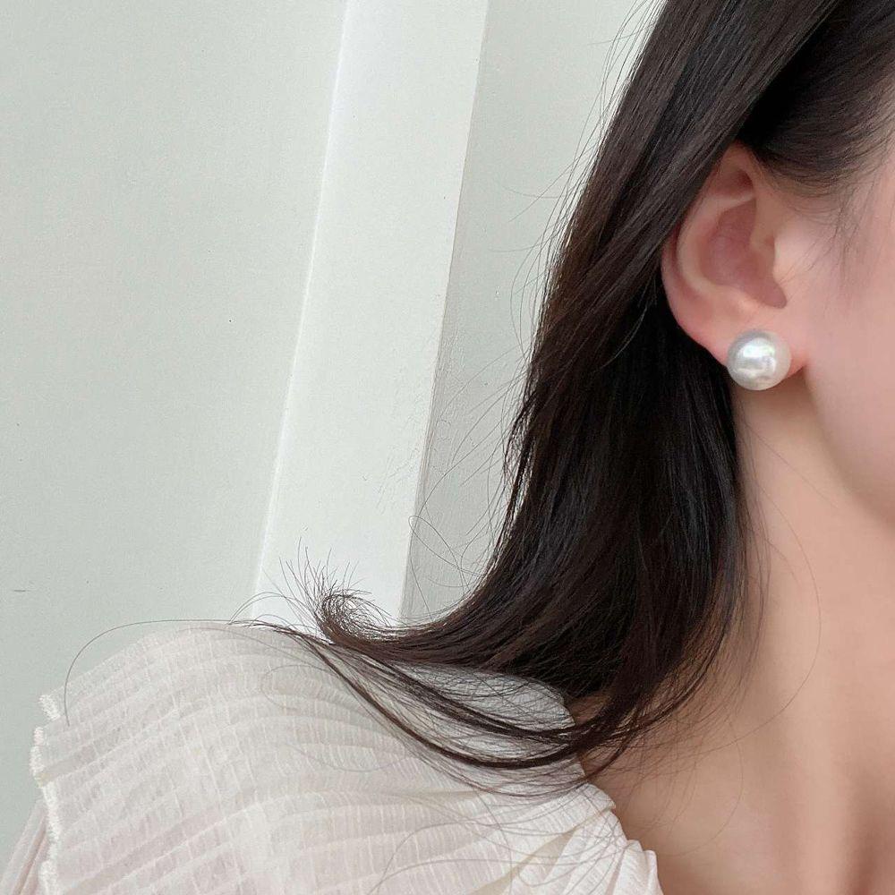 Mxbeauty Anting Wanita Elegan Hadiah Ulang Tahun Fashion Bulat Perhiasan Fashion