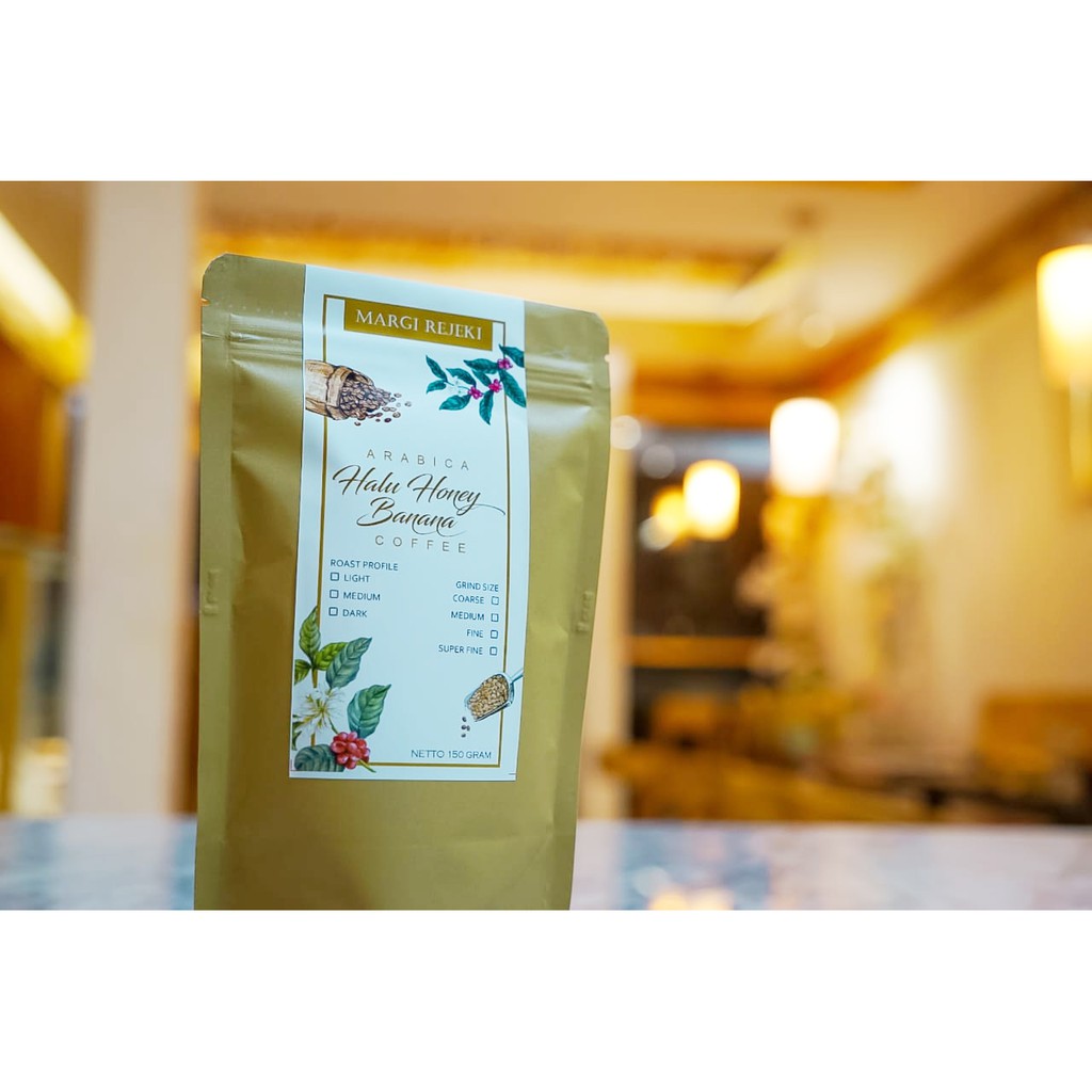 

Kopi Arabica Halu Banana Honey 150 Gram