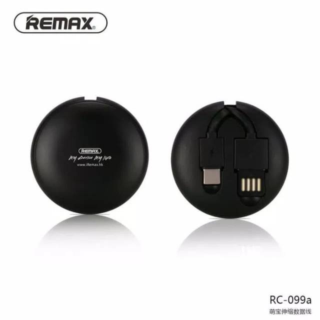 Remax RC-099A cable kabel charger Type C retracable original