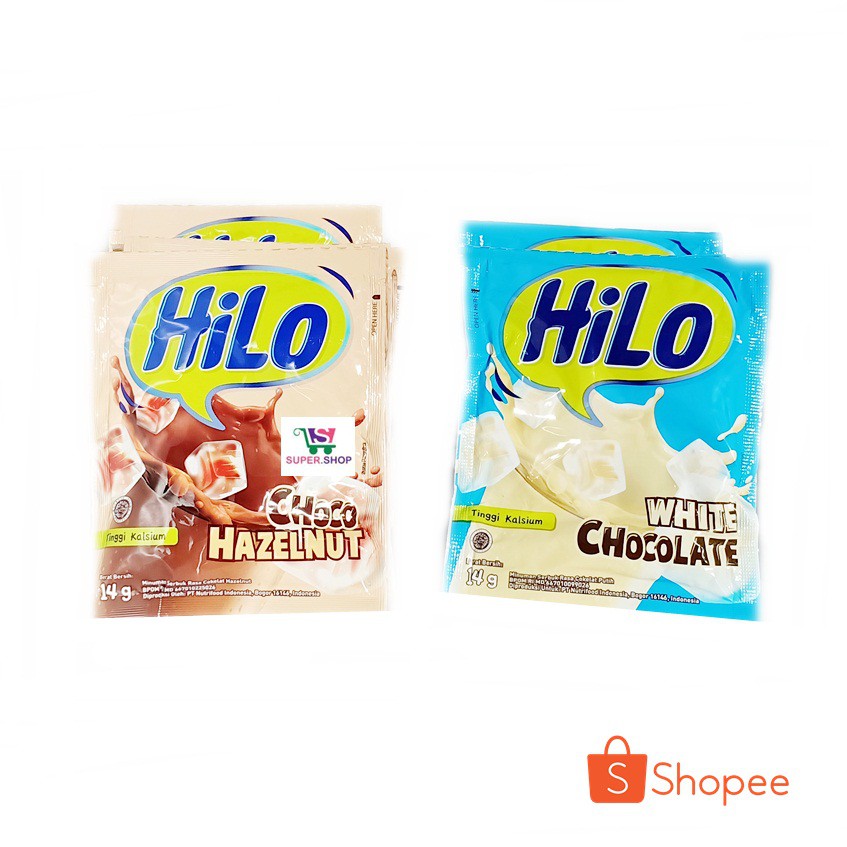 Hilo Choco Hazelnut / White Chocolate (isi 10) Hi Lo