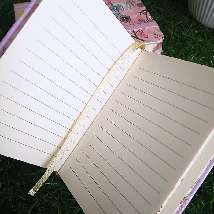 

Mini Memo Saku/Buku Tulis Hard Cover Dgn Tali-Owl-Pink