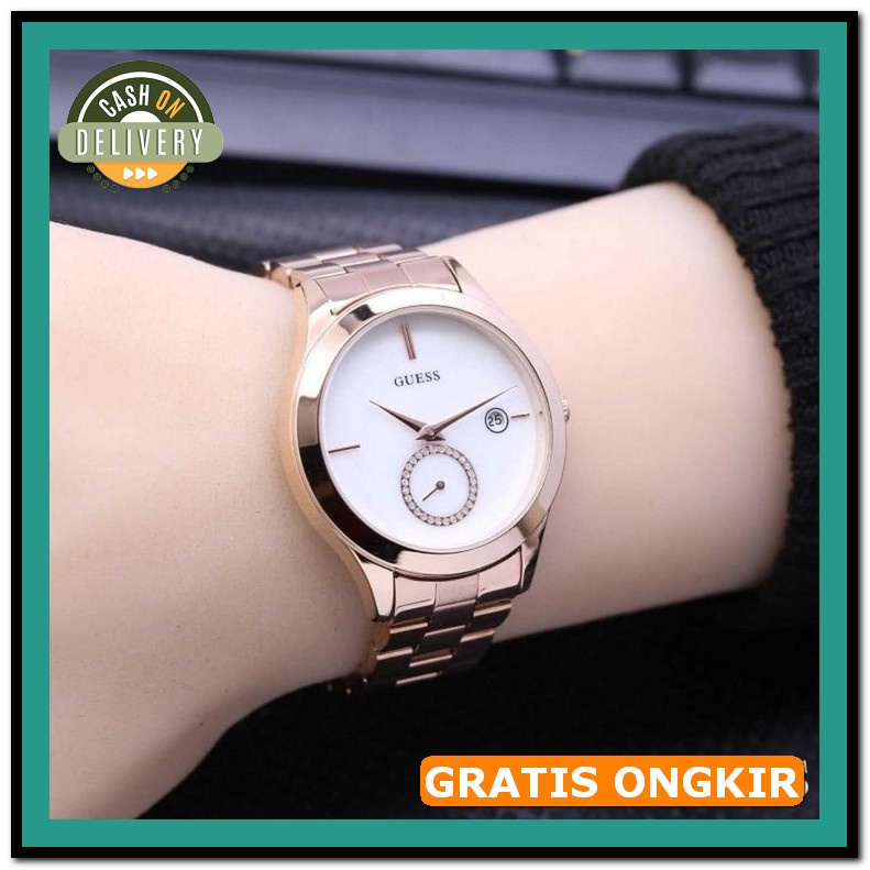 Batam Karya Jam Tangan Wanita 583 Tanggal Hari Aktif Stainless Anti Mo Jam Tangan Wanita Guess Ranta