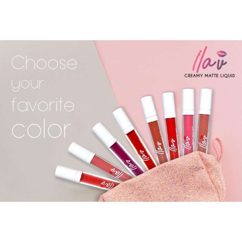 LIPSTIK ILAV CREAMY MATTE LIQUID