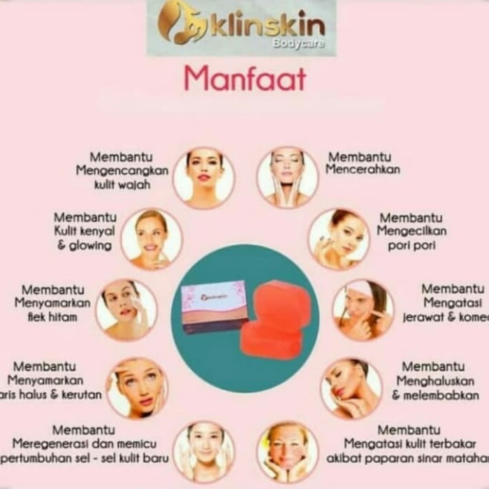 SABUN KLINSKIN BEAUTY SOAP / KLIN SKIN SABUN PEMUTIH WAJAH &amp; BADAN ORIGINAL