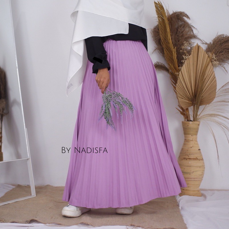 PRIMA SKIRT ROK PLISKET KARET