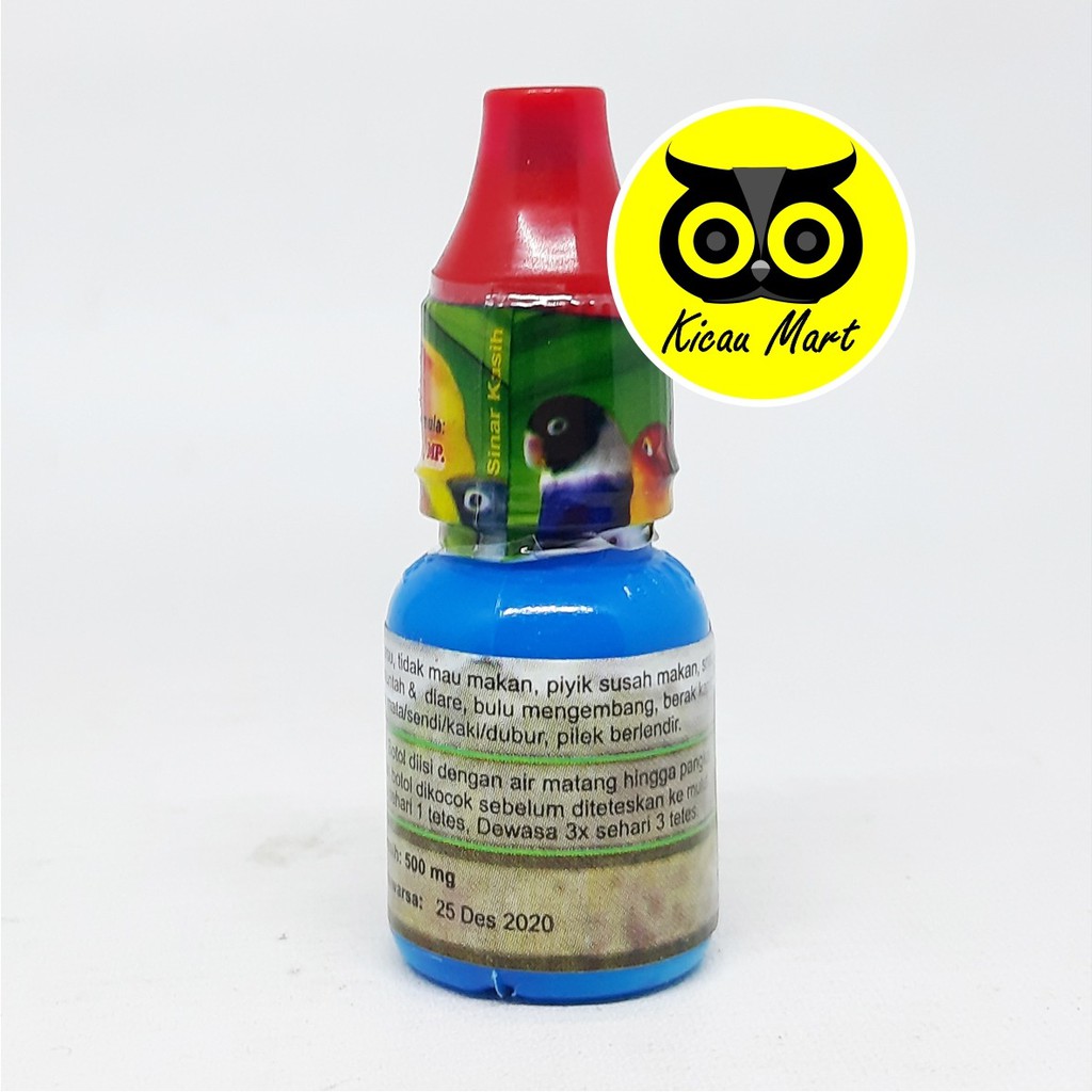 OBAT BURUNG MURAI KACER LOVEBIRD KENARI SPEKTRA DR. EDI BOEDHI ATASI MATA DIARE BULU NGEMBANG VSPEKK