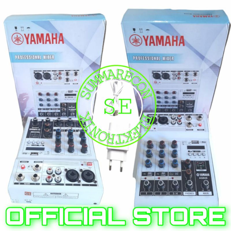 mixer audio 4 channel yamaha ag 04x usb bluetooth