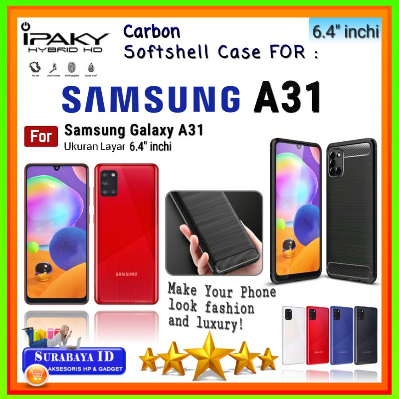 Casing Case Samsung Galaxy A31 (6.4"inchi) | Soft Case iPaky Samsung Galaxy A31