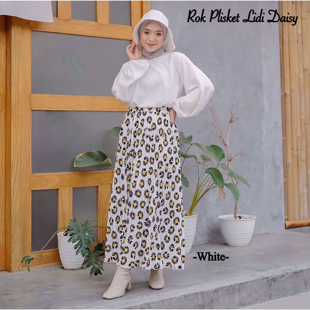 Rok Plisket Mayung Rok Plisket Motif