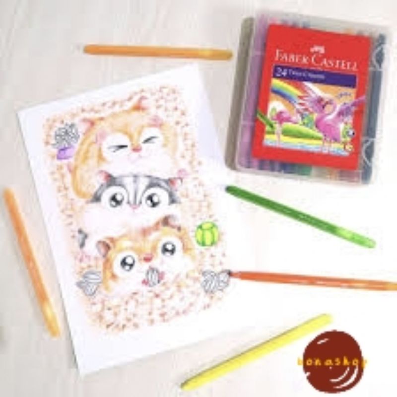 crayon putar 24 faber-castell
