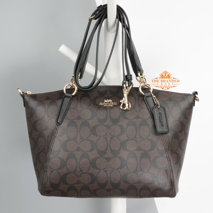 Tas Coach 28989 Kelsey Bag Satchel In Signature Mahogany