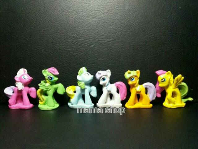 Topper Kue Hiasan Kue Ulang Tahun Figure Little Pony / Kuda Pony.