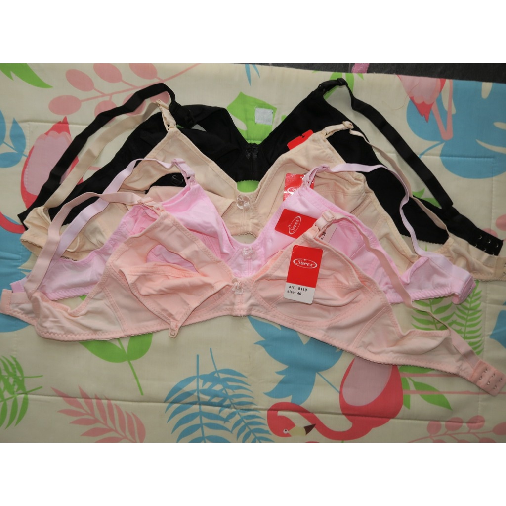 Sorex BH Bra Menyusui Sorex 8119 Tanpa Kawat dan Tanpa Busa / Bra Sorex 8108 Busa Tipis / Bra Maternity Sorex