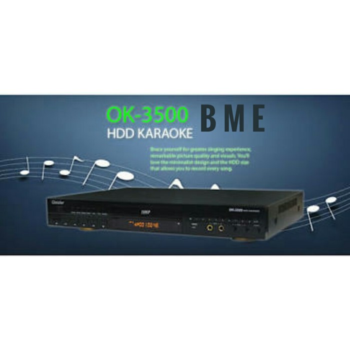 Dvd Player Karaoke Geisler OK - 3500