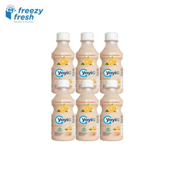 Yoyic Susu Fermentasi Rasa Jeruk 130ml x 6pcs