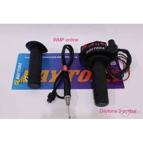 Gas kontan / spontan 3 tombol motor bebek kopling universal jupiter vega kharisma revo blade mx ninja satria fu vixion xabre byson cbr cb sonic cs1 dll import