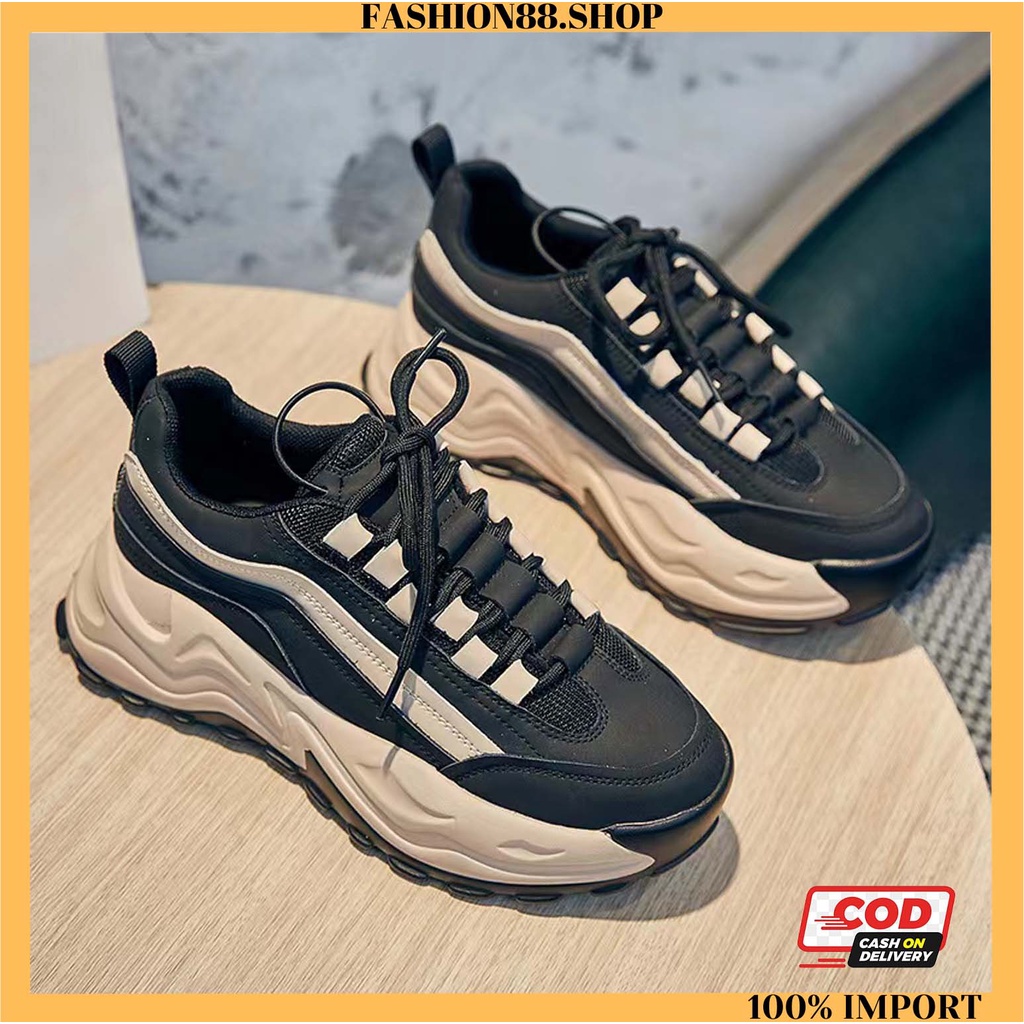 COD Sepatu Sneakers Wanita Import Premium Quality