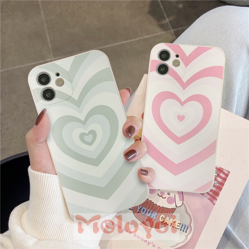 Soft Case Tpu Motif Hati Warna Gradasi Untuk Realme C31 c21y 8 8Pro C11 2021 C20 C25 C20A C15 7 C12 C11 5 5I 5S 6I 7I C17 C3 6S 6 C1 Czo 20a 30A