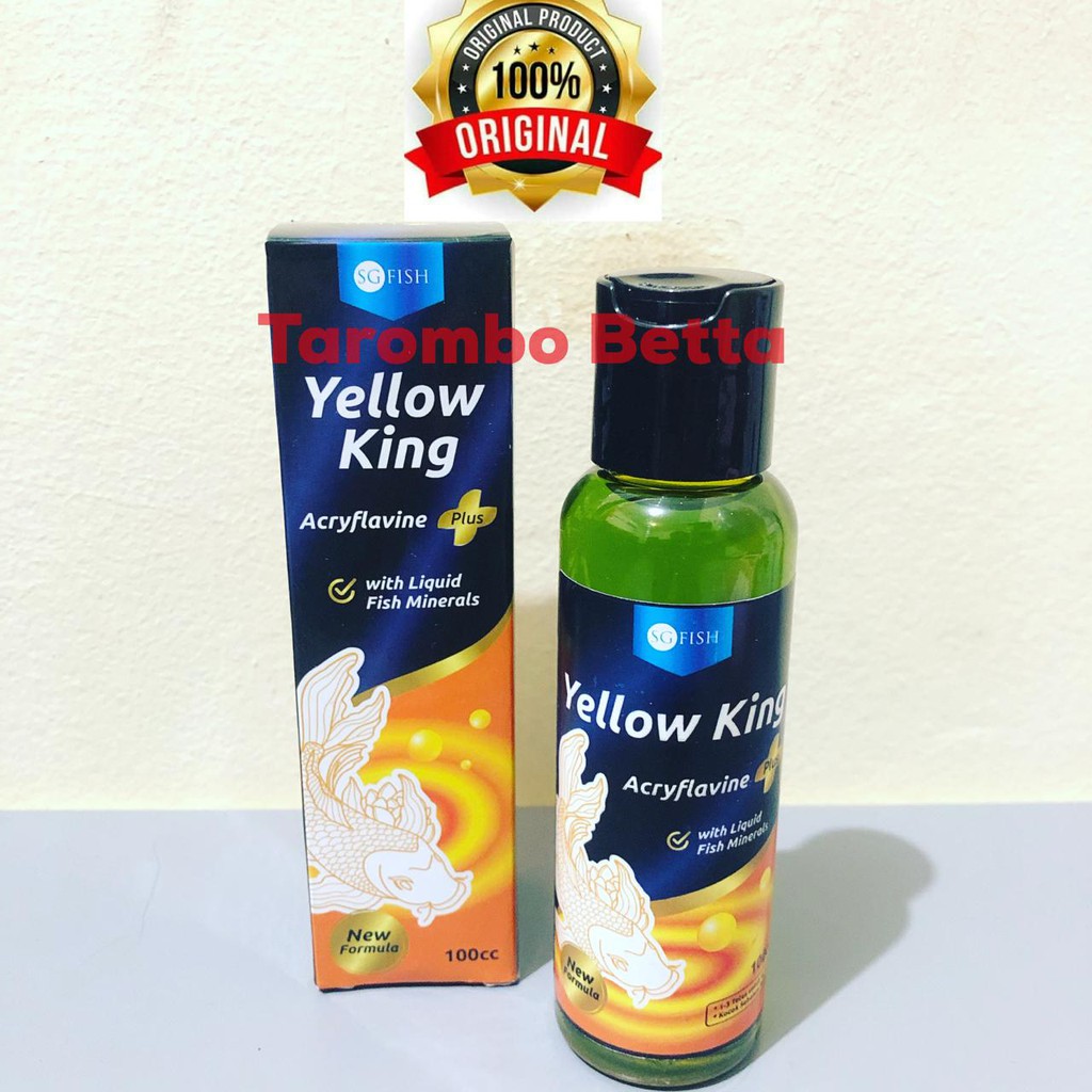 YELLOW KING SG Fish - Acryflavine Obat Acriflavine Vitamin Ikan Hias