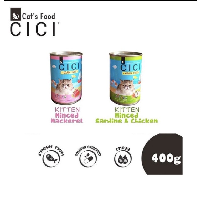 CICI kaleng-Makanan Kucing 400G CiCi