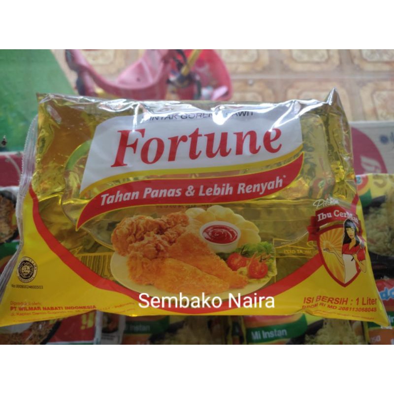 

MINYAK GORENG SAWIT FORTUNE 1L ORIGINAL MURAH TAHAN PANAS LEBIH RENYAH