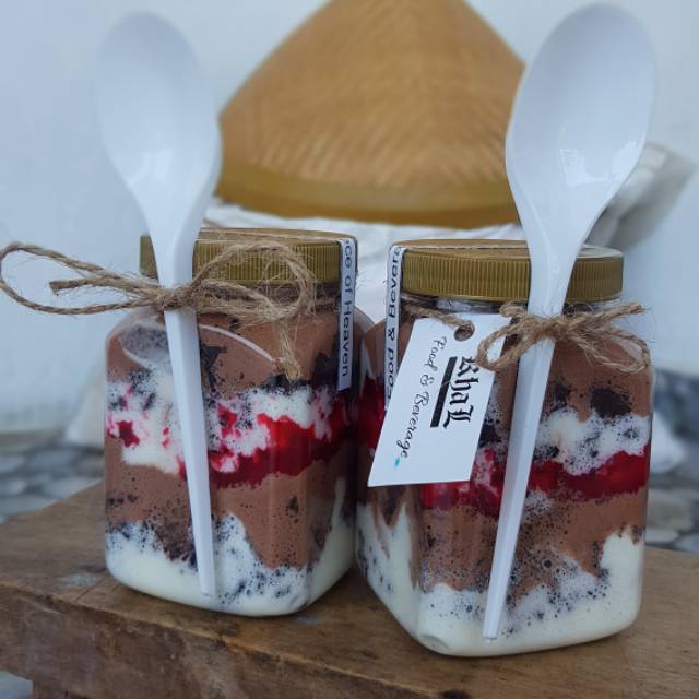 

CAKE JAR |Coklat Vanila Manis lembut | Khal F&B