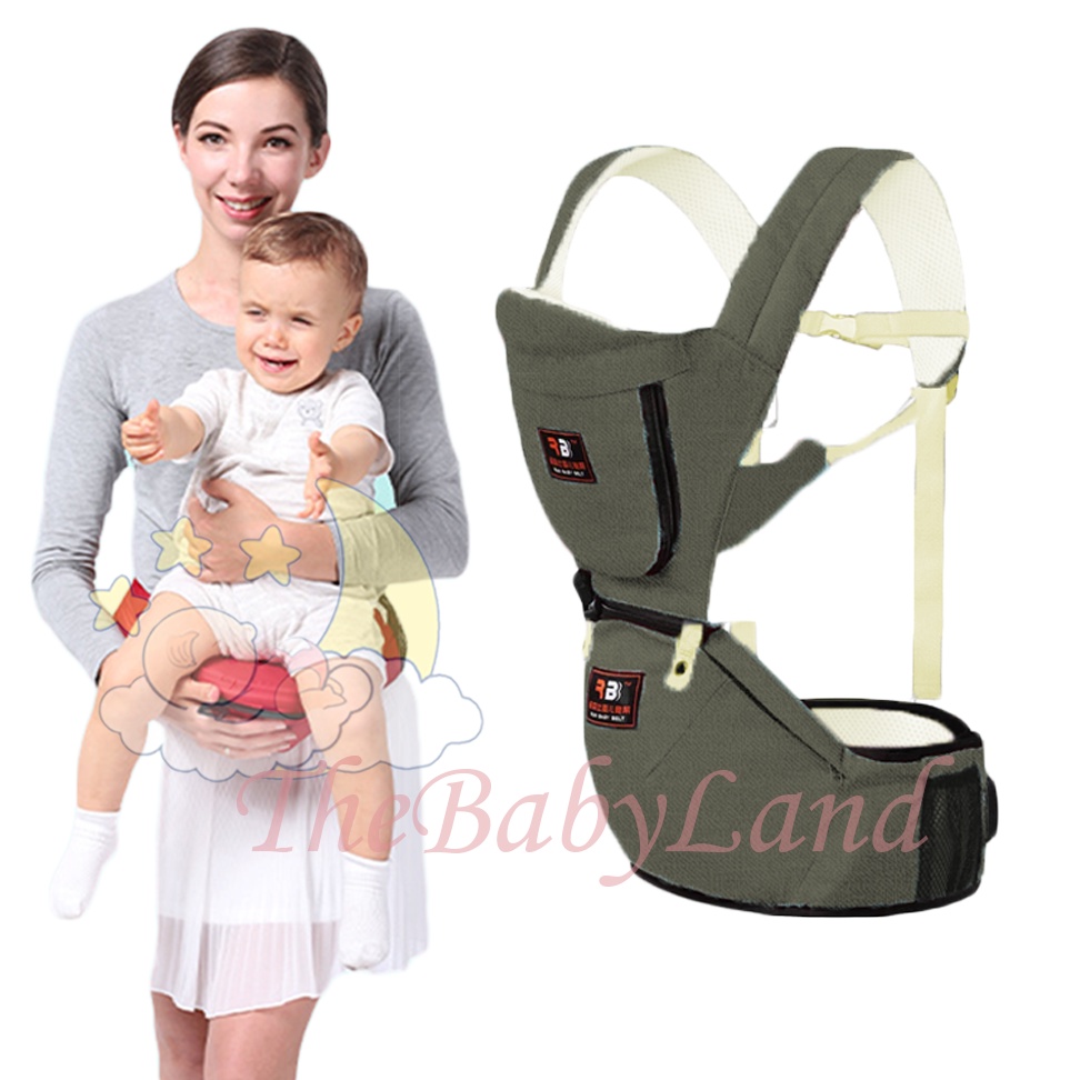 [1KG 2PCS] Babyland Gendongan Bayi Depan Hipseat / Baby Carrier / Hipseat Bayi / Babylab