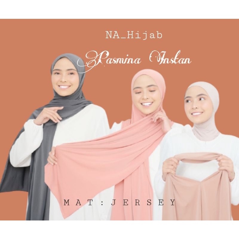 PASHMINA INSTAN JERSEY PREMIUM SIZE 180x80