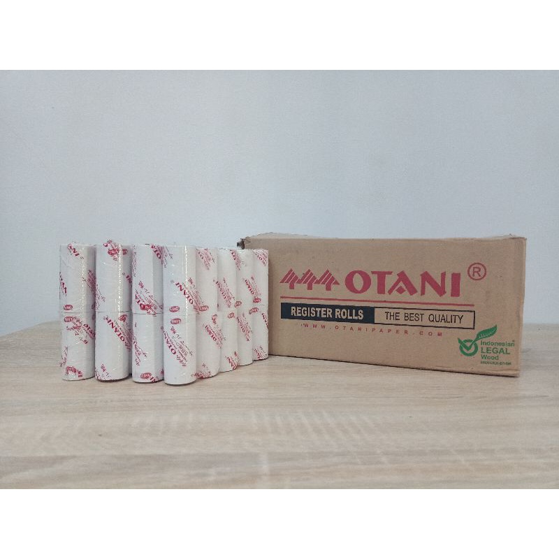 Kertas Thermal roll 57x31 Coreless merk Otani isi 100 Roll