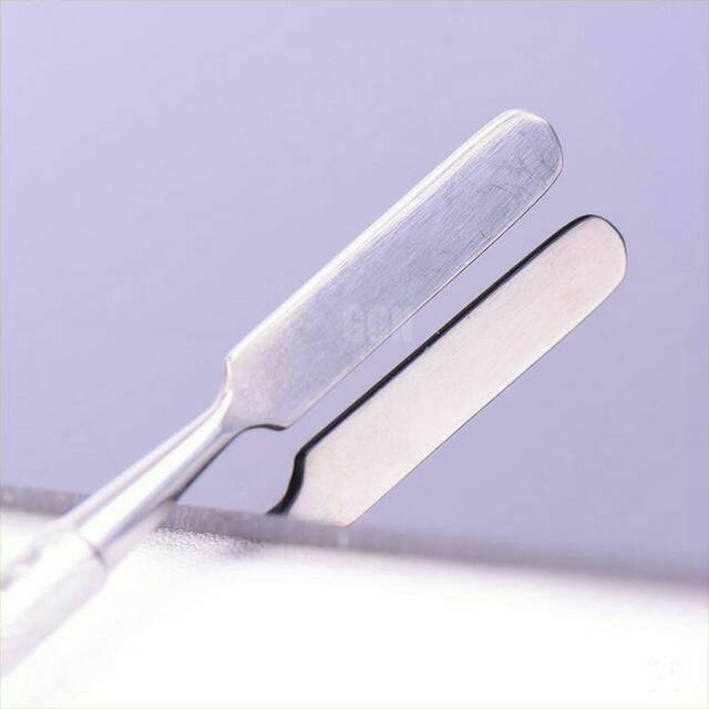 spatula semen spatula logam spatula cement spatle stainless steel instrumen pengaduk semen ALICE DENTAL