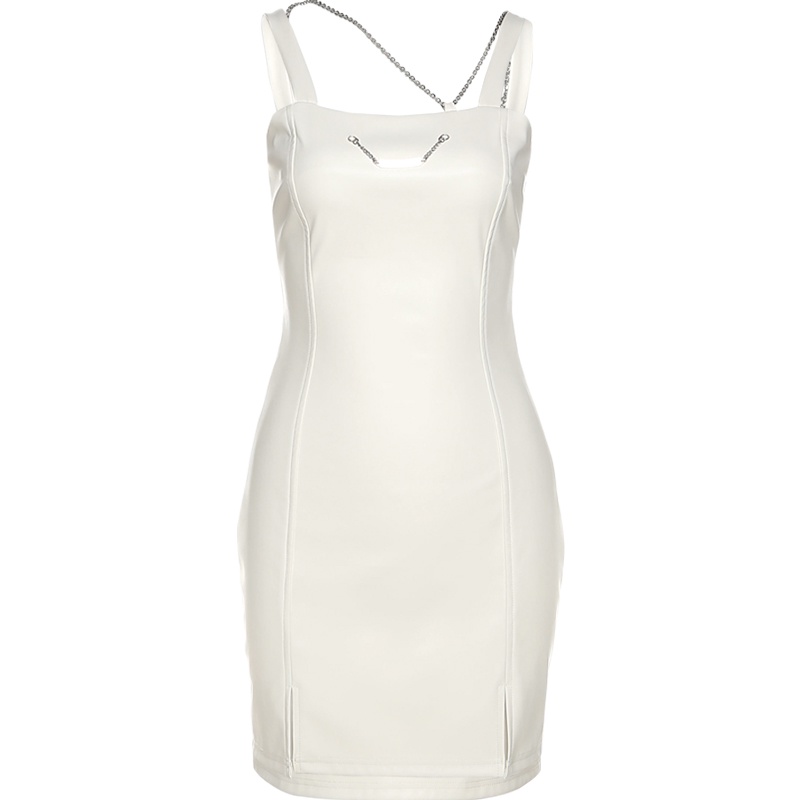 #Sisjuly# rantai rasa hong kong slim suspender skirt wanita pinggang dress