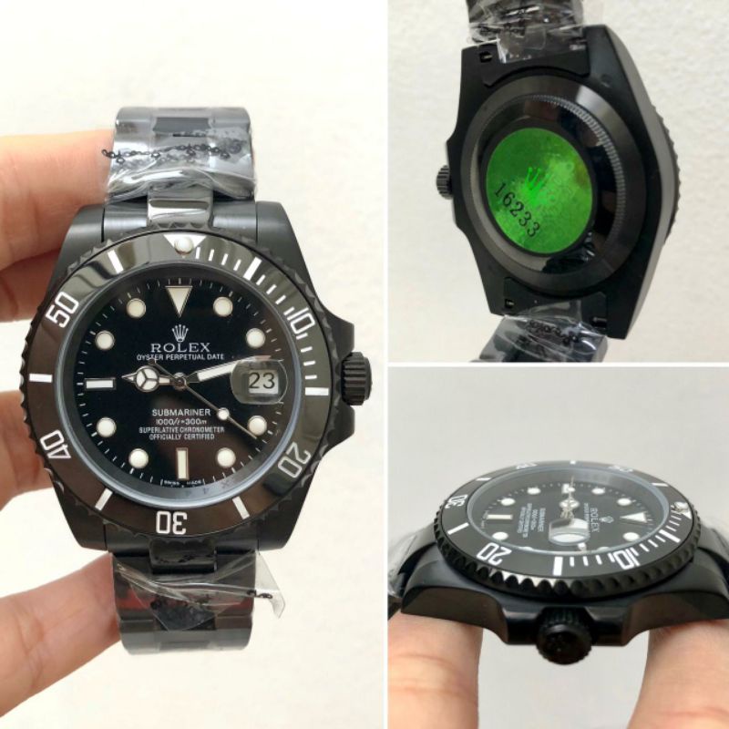 Jam Tangan Pria Rolex Submariner Autometic Super Premium Graden AAA - Rolex Submariner Hitam