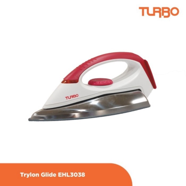 Dijual TURBO EHL 3038 SETRIKA STRIKA DRY IRON EHL3038 SMART LAMP FUSE PHILIPS - Hitam TANPA BUBBLE D