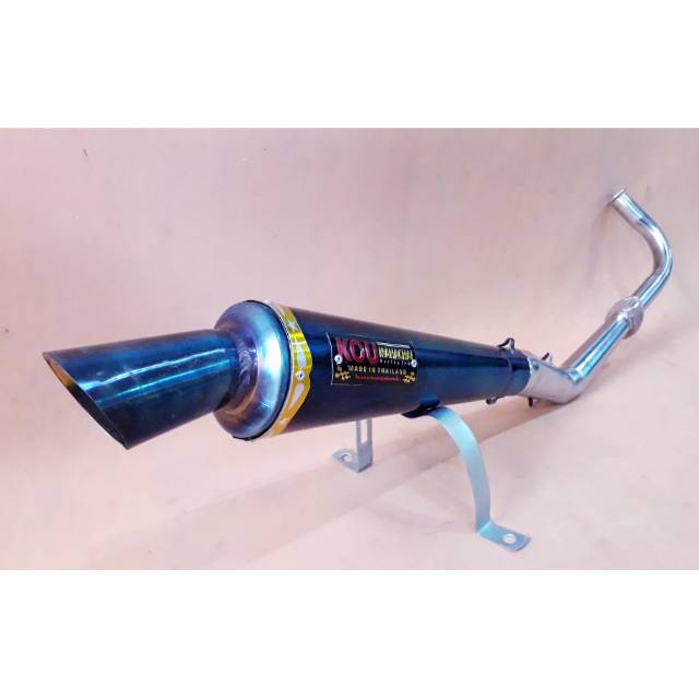 Knalpot racing kou bluemoon Beat, Vario, Mio, Mio Gt