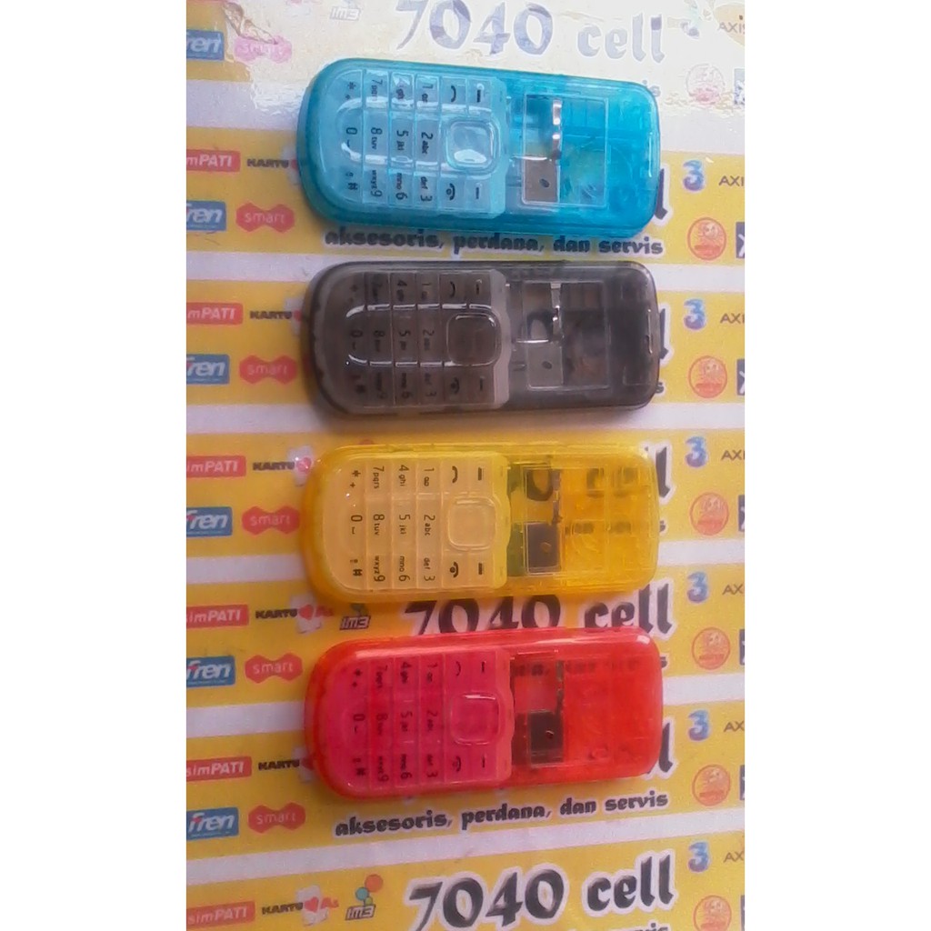 casing Nokia 1202 transparan warna
