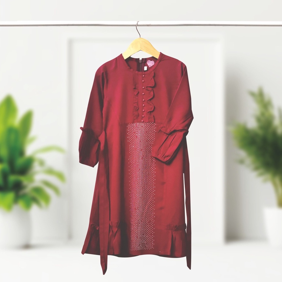 gamis Anak Perempuan Premium Fashion Muslim Gamis Cewek Umur 1 2 3 4 5 Tahun