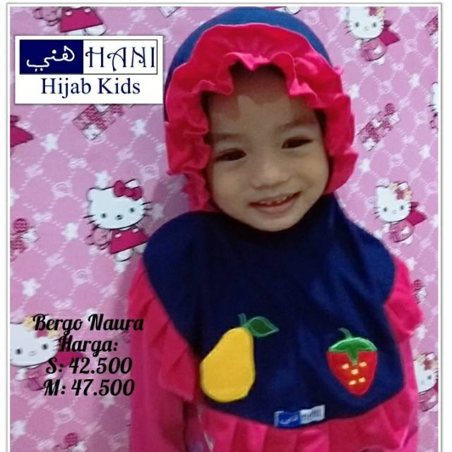 Hani hijab kids Bergo Naura