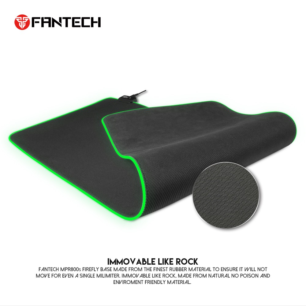 Fantech MPR800 Firefly RGB Gaming Mousepad | by. JAKTECH.ID